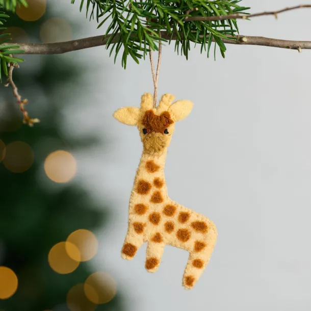 Felt Giraffe Ornament