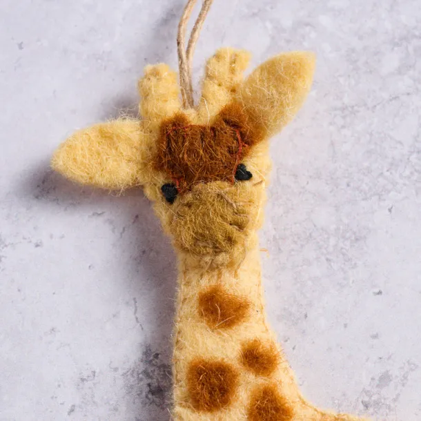 Felt Giraffe Ornament