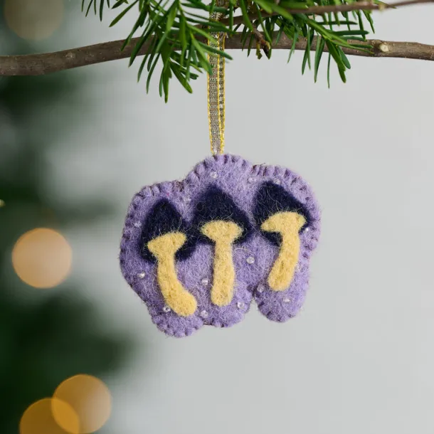 Felt Mushroom Trio Ornament