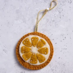 Felt Orange Slice Ornament