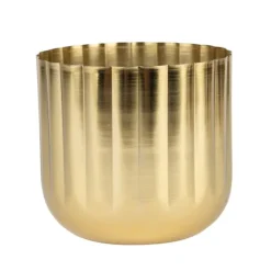 Firelit Scalloped Planter