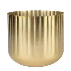 Firelit Scalloped Planter