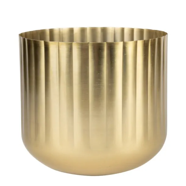 Firelit Scalloped Planter