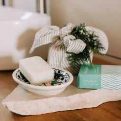 Floral Ceramic Soap Dish