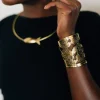 Floral Cuff Bracelet