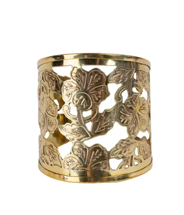 Floral Cuff Bracelet