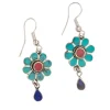 Flower and Rain Earrings