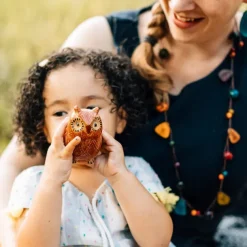 Folk Art Owl Ocarina