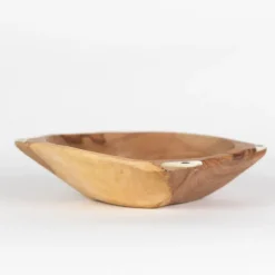 Four Corners Olive Wood Serving Bowl