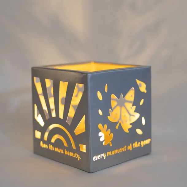 Four Seasons Cube Candleholder