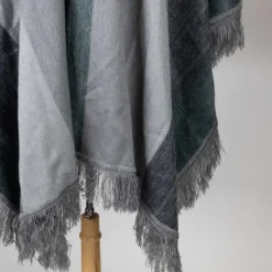 Frozen Pines Hooded Poncho