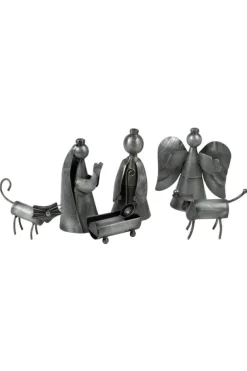 Funky Cat And Dog Nativity