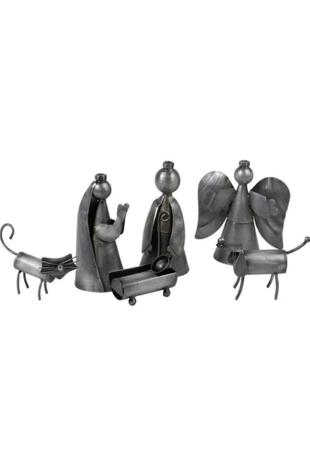 Funky Cat And Dog Nativity