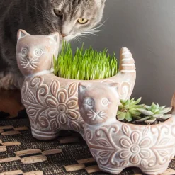 Garden Kitty Planter