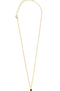 Garnet Gold Necklace