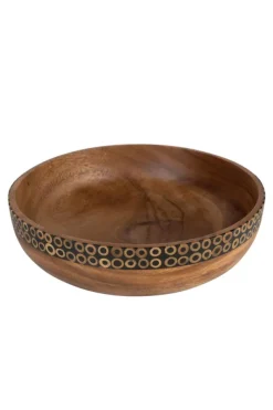Gather Round Wood Serving Bowl