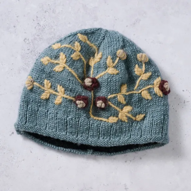Gentle Flowers Embroidered Hat