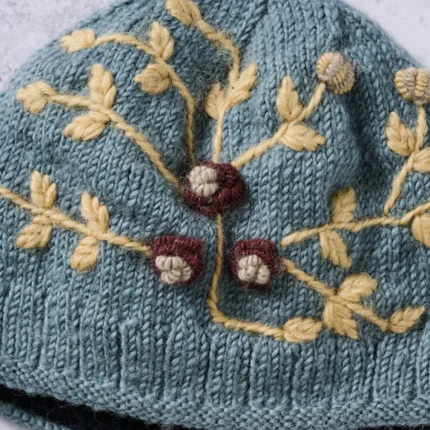 Gentle Flowers Embroidered Hat