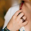 Geometric Spiral Ring