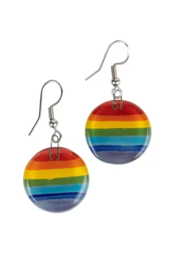 Glass Rainbow Earrings