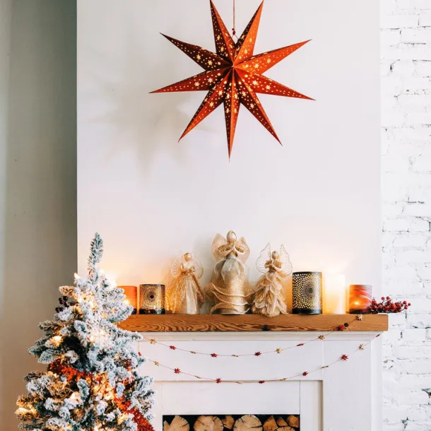 Golden Angel Tree Topper
