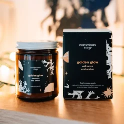 Golden Glow Candle