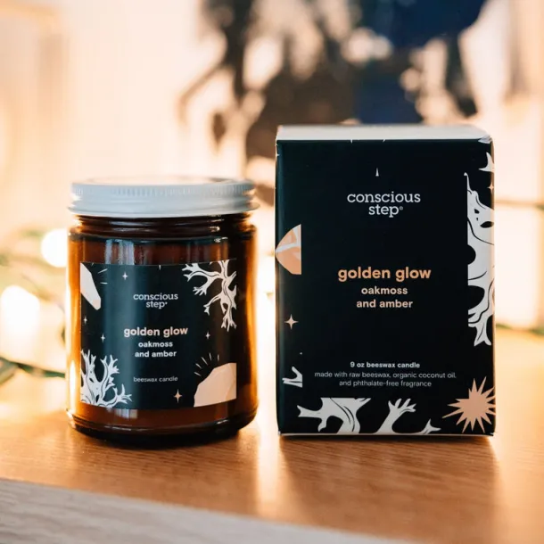 Golden Glow Candle
