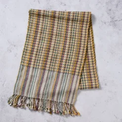 Golden Hour Cotton & Banana Fiber Scarf
