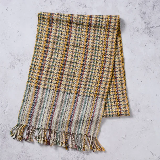 Golden Hour Cotton & Banana Fiber Scarf