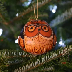 Gourd Owl Ornament