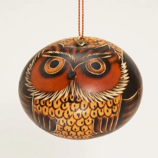 Gourd Owl Ornament