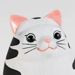 Gray Cat Eyeglass Holder