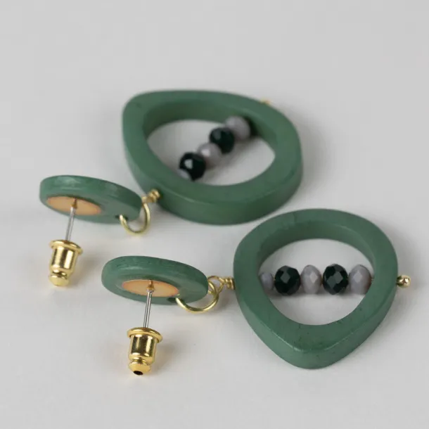 Green Eyes Earrings