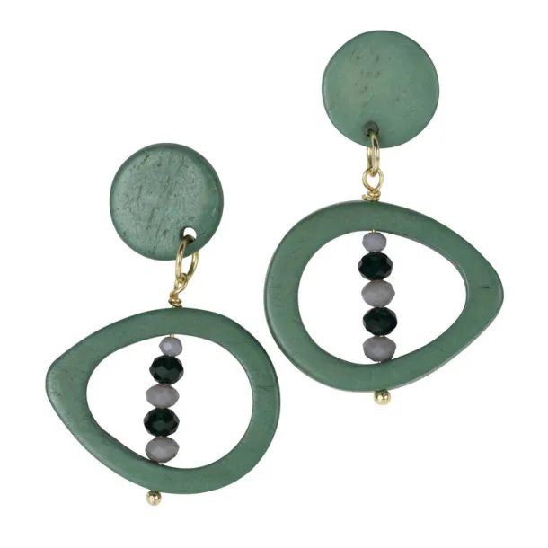 Green Eyes Earrings