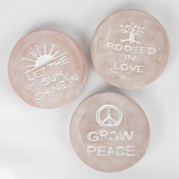 Grow Peace Garden Plaque