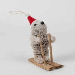 Gus the Ski Bear Ornament