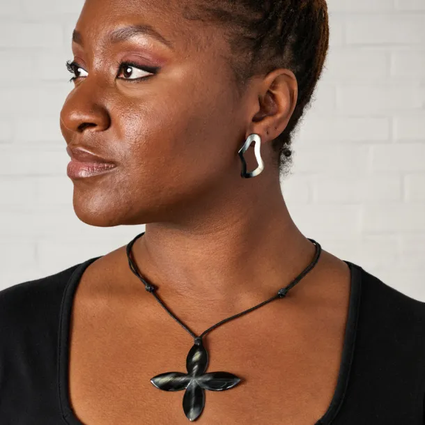 Hai Reclaimed Horn Post Earrings