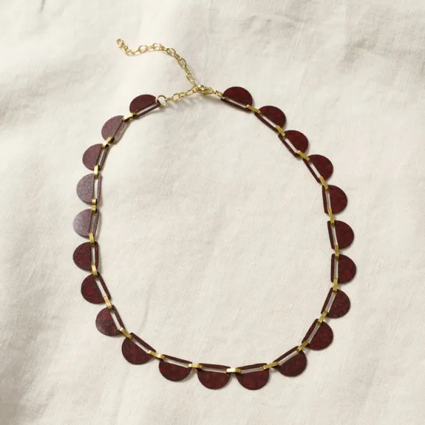 Half Moon Brass Choker
