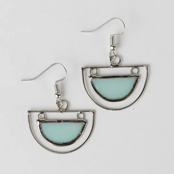 Half Moon Capiz Earrings