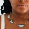 Half Moon Capiz Necklace