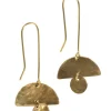 Half-Moon Dangling Earrings