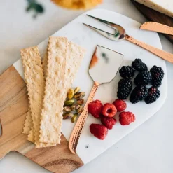 Hammered Handle Cheese Servers