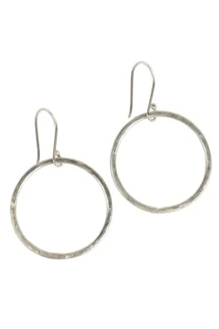 Hammered Ring Earrings