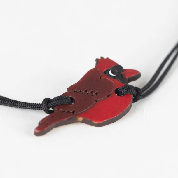 Handcarved Cardinal Bracelet
