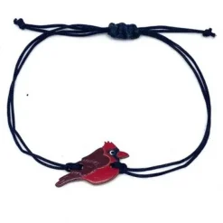 Handcarved Cardinal Bracelet