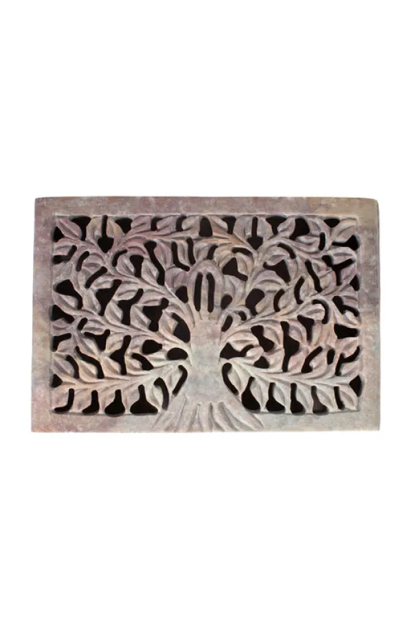 Hand-Carved Tree Box