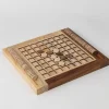 Handcarved Wood Reversi Game