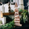 Handcarved Wood Winter Tree