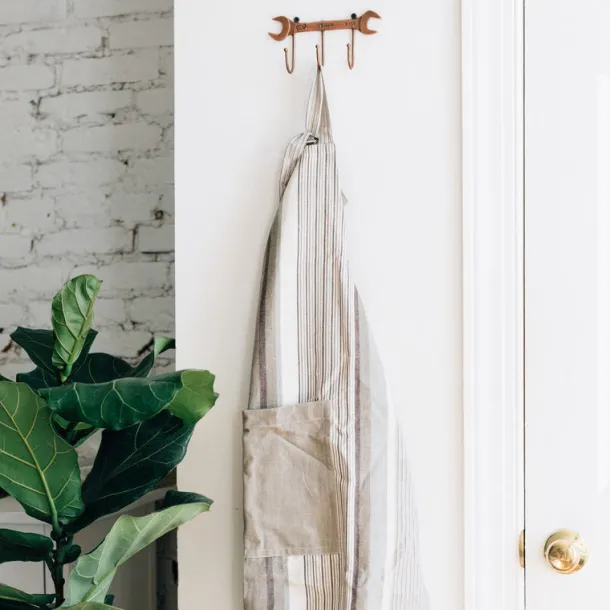 Handloom Striped Apron