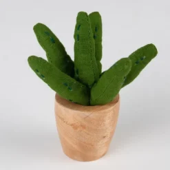 Handmade Mini Cotton Aloe Vera Plant